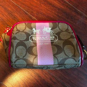 Coach Cosmetic Bag Pink